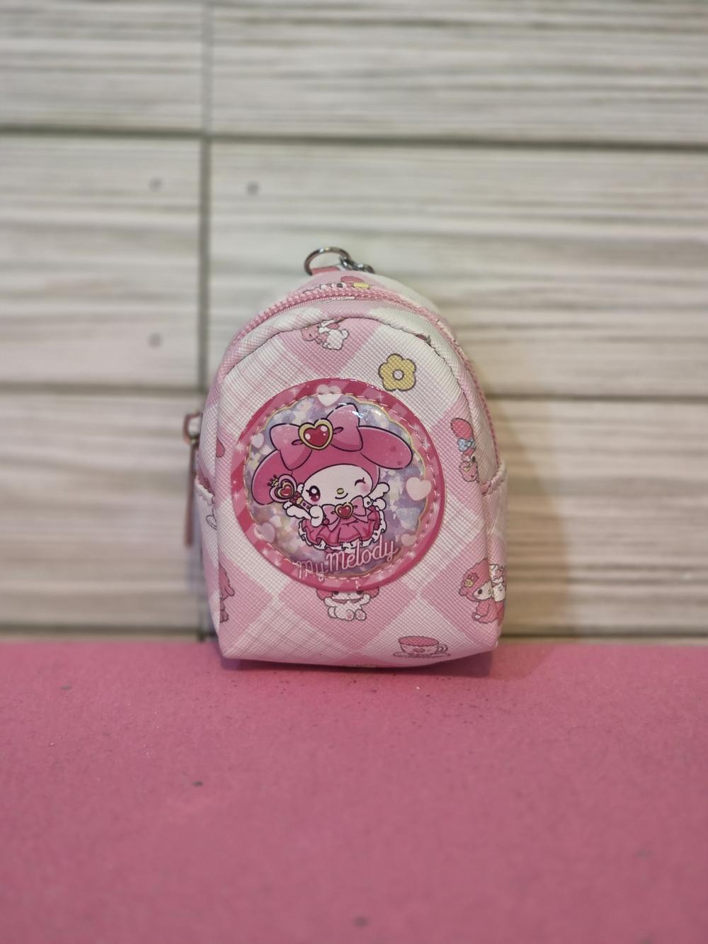Pink Mini Kids Backpack Coin Purse